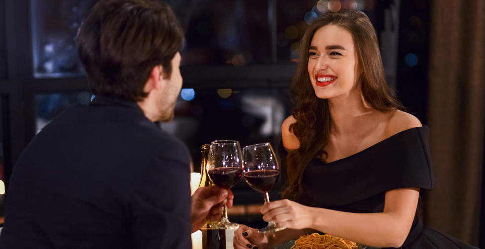 Couple At Dinner