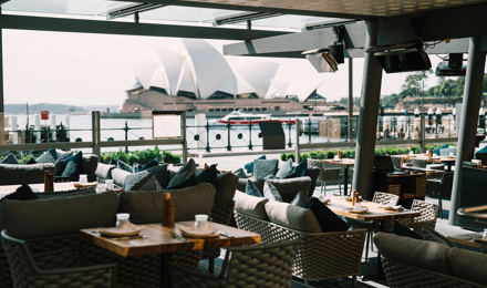 Outdoor Dining of 6Head with Opera View