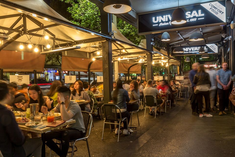 Italian restaurant discount lygon street