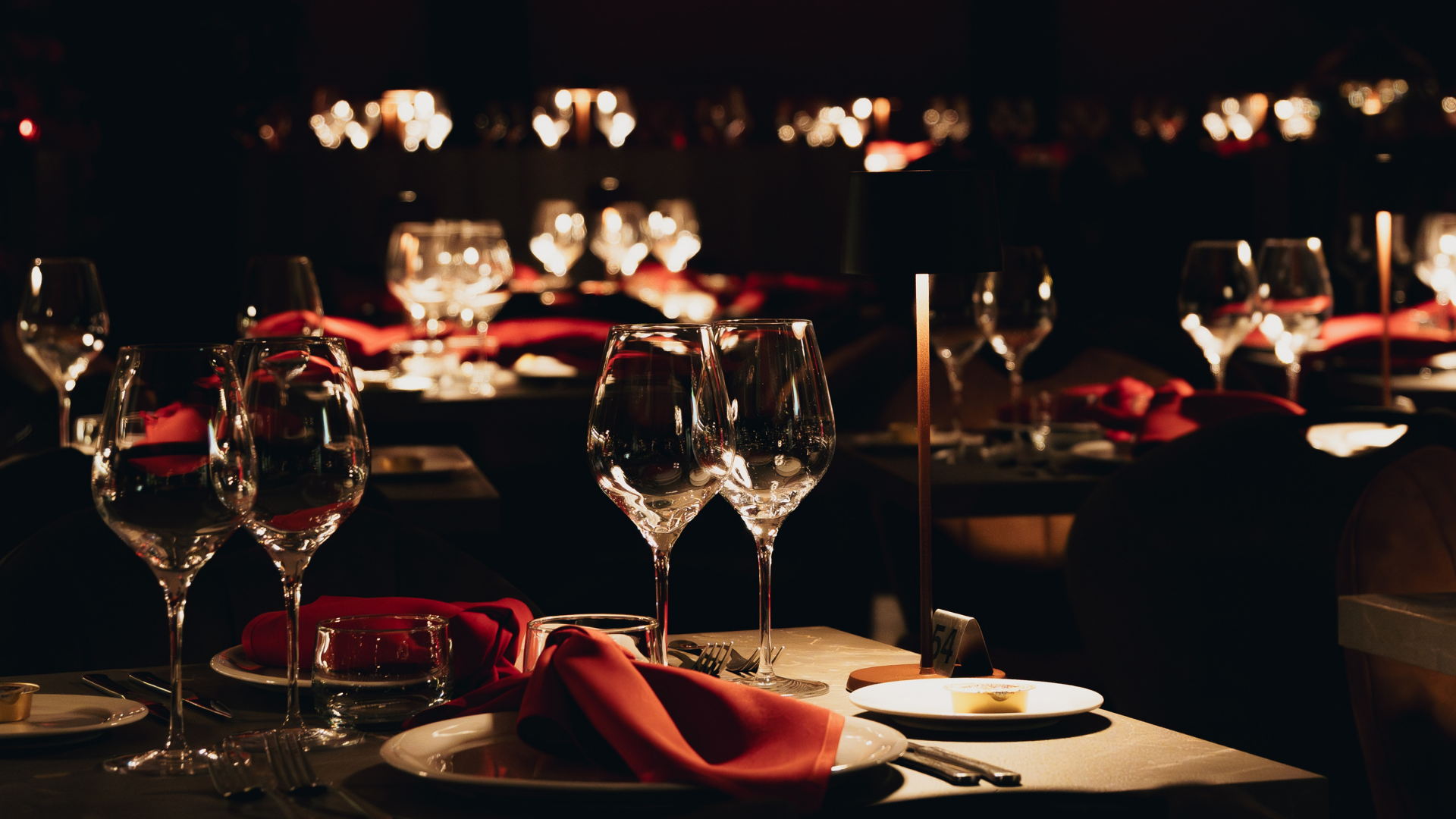 Dimly Lit Restaurant