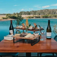 food at the lake