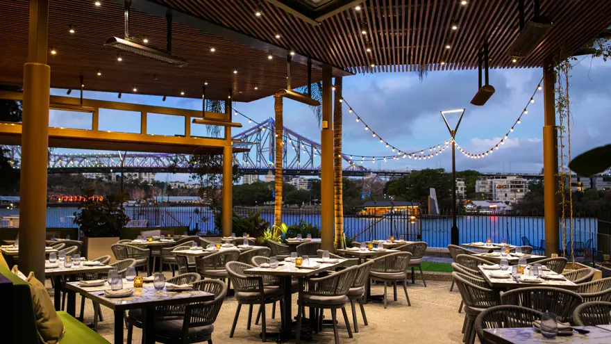 Patina Outdoor Dining Night