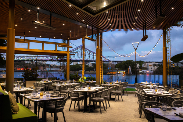 Patina Outdoor Dining Night