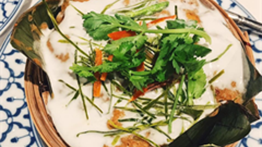 Dish Served at Aharn Thai Restaurant