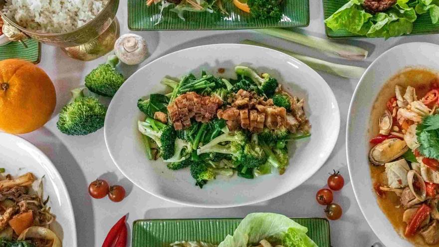 Varieties of Dishes served at Aharn Thai Restaurant 