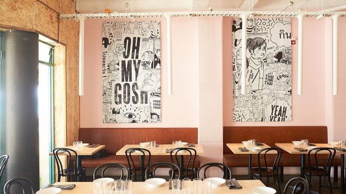 Dining inside at Best Restaurants Alphabet St